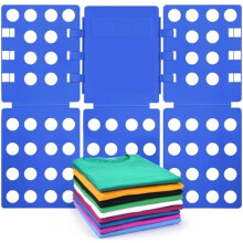 (Blau) BoxLegend T Shirt Folding Board Clothes Organizer Durable Plastic Laundry Folding Board, Black