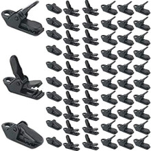 Zelt Clips Set of 50, Windproof Tarp Clips, Plastic Crocodile Clamps for Camping Canopy Tent Outdoor Shelter