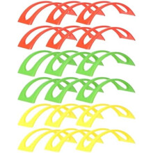 Genikeer 18-Piece Individual Taco Holders, Reusable Sandwich Plates | for Family Gatherings, Outdoor BBQ, Movie Nights, Buffets & Picnics