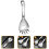 MOLUCKFU Reusable Stainless Steel Spaghetti Spoon with Strainer Function Kitchen Serving Ladle Rounded Edges Multi-Functional for Pasta and Soup 1