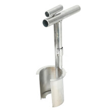 Bulb Planter with Ergonomic THandle HeavyDuty Alloy Garden Soil Sampler for Efficient Planting