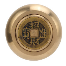 Brinquedo antiestresse antiestresse, spinner de cobre artesanal em latão, dispositivo portátil para alívio do estresse, ferramenta de