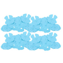 Baby Shower Decorations Gender Reveal Party Supplies Bright Color Premium PVC Cute Footprint Design Durable Reusable Baby Shower Confetti Romantic