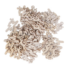 Unbehandelte Holzbuchstaben, Naturholzfarbe, umweltfreundliches MDF, DIY-Bastelideen, Lernhilfe, rustikale Tischdekoration, Foto-Requisiten,