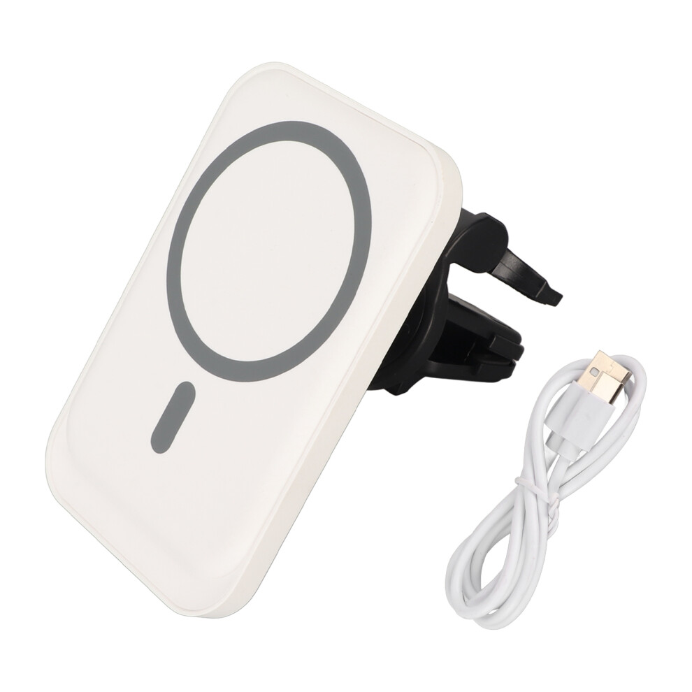 Magsafe Power Bank With Vent Mount, Compact Design And Wireless Charging Capabilities Superior Safety Protections 15W Fast Charge Magnetic Connection 9012494470604