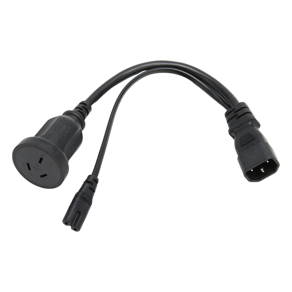 Single Iec Plug Adapter Cable, C14 To C13 Converter With Rohs Compliance For Environmentally Friendly And Durable Power Solutions In Your Household 9773935262683