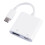 Camera Connector Kit, Lightning To Usb Camera Adapter With Charging Port Plug And Play For Select Iphone, Ipad Models Support Connect Card Reader, Mid 1