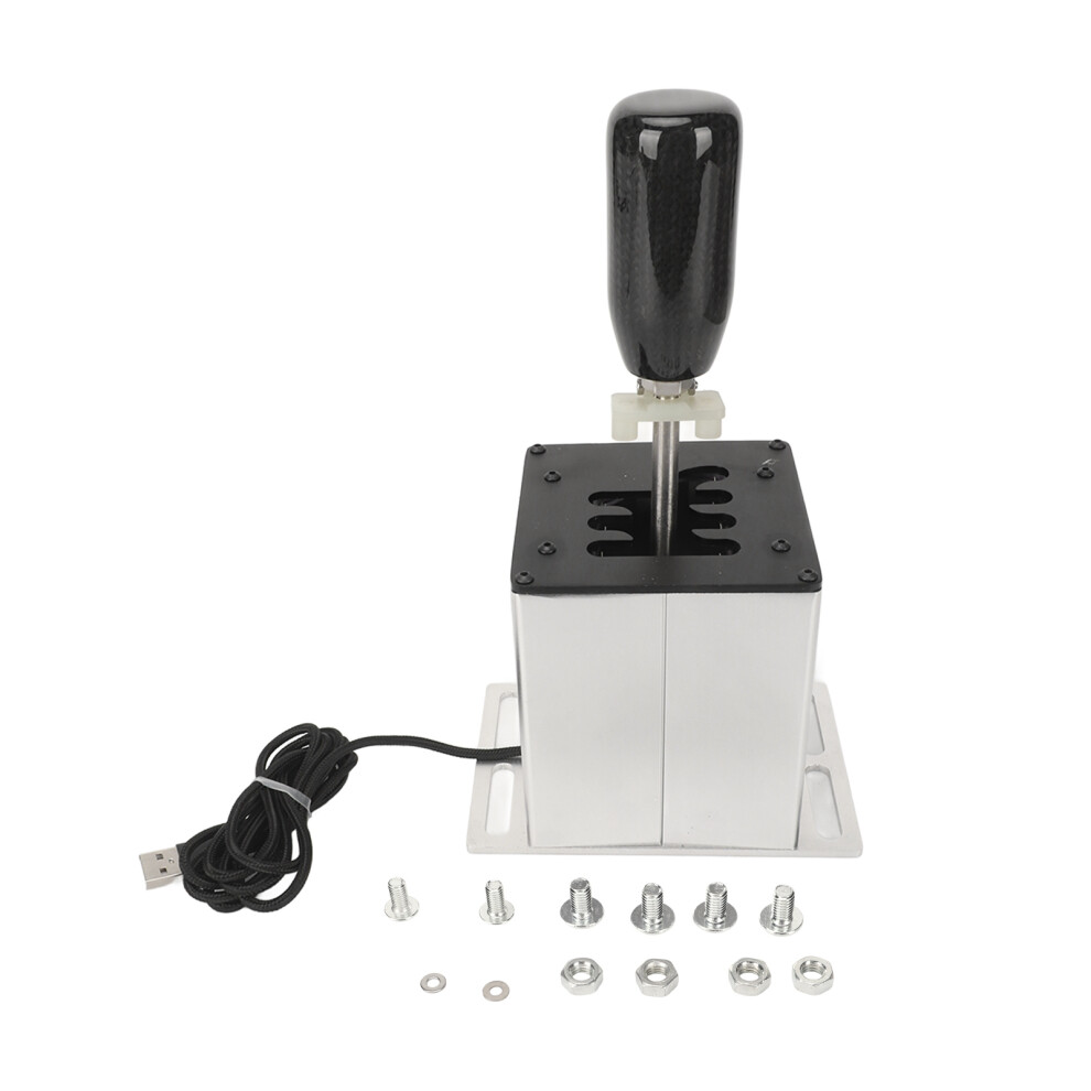 Simulator Shifter With Full Metal Body, Realistic Feeling And Intelligent Downshift Throttle Blip System Compatible With G29 G27 G25 G920 T300rs Gt 9773935145719
