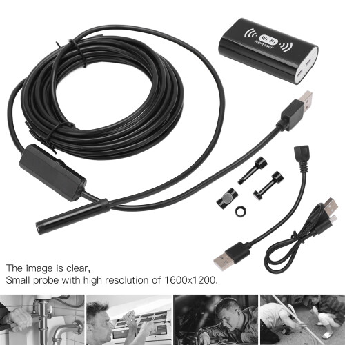 F130 8mm Wifi Endoscope HD Waterproof Inspection Camera for Android iOS Windows 2