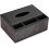 Tissue Box PU Leather Rectangular Tissue Dispenser with 3 Compartments Desk Organizer for Remote Con 1