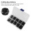 Assorted 100 Safety Eyes Resin Durable Craft Buttons Multi Sizes Wide Use 5