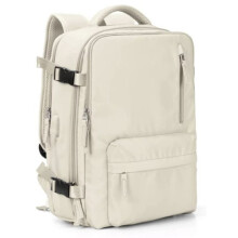 Large Capacity Travel Bag, Toiletry Bag, Portable Storage Bag, Backpack Creamy-White