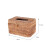 (B) Paper Rack Rattan Tissue Box Elegant Home Decoration Handmade Desktop Tissue Box 1