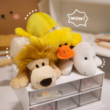 (Monkey) Plush Animal Pencil Case for Students, Large Capacity Multifunctional Cute Stationery Pouch, Pen Holder Organizer Bag for Pens and Pencils