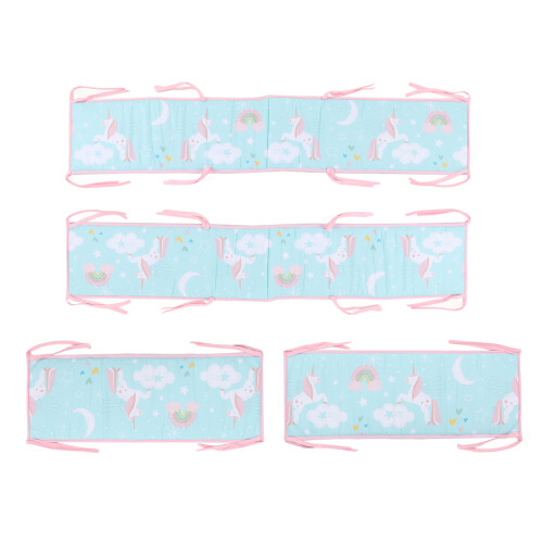 Extra-hohe Kinderbettseitenzaun aus Polyester, Sicherheitsgitter, Stil 3
