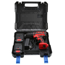 36V Impact Cordless Drill Set With 2 LithiumIon Batteries 3.0Ah, 10mm Chuck, Variable Speed, 251 Torque Settings, LED