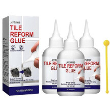 3Pcs White Mouldproof Refill Caulking Grouting Agent for Kitchen Bathroom Wall Floor Ceramic Tile Gap Reform Repair Tools