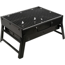 Portable Charcoal Grill Folding BBQ Compact HeatResistant Steel for Outdoor Camping Picnic