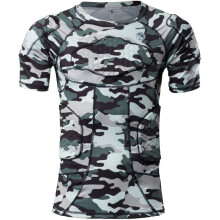 Camiseta anticolisión, material transpirable que absorbe la humedad, equipo de protección para fútbol, baloncesto, rugby, paintball y hockey,