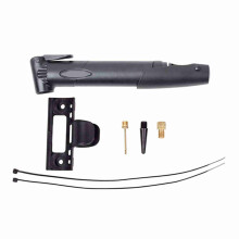 Portable Bike Pump, Quick Inflation Mini Pump For Cycling Valves Lightweight Compact Design Flexible Hose Prevents Air Leak High Pressure Performance