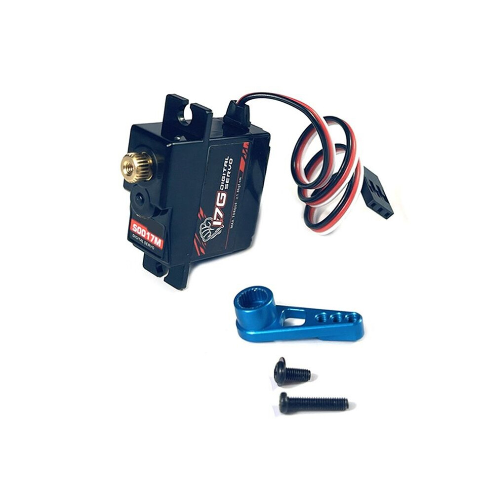 17G 3.5Kg Metal Gear Digital Servo And Metal Servo Arm S0017m For Wpl C14 C24 Mn D90 Mn99s Rc Car Upgrade Parts,2 6031854218246