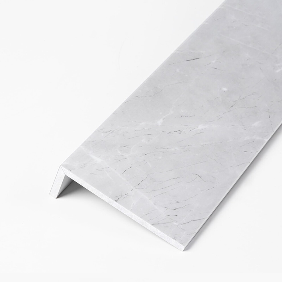 Acrylic Light Gray L Shape Window Sill Nosing And Capping Board For Neat Modern Tile Finish 9199774162135