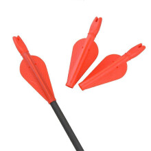 Archery Arrow Cams with Spring Set for 8 mm Arrow Shafts, Red Color, Durable Material, Set of Arrows Accessories