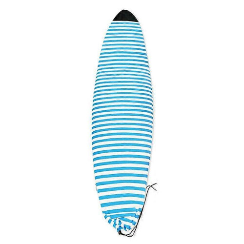 Surfboard Sock Cover with Padded Nose Protection, Quick-Drying Stretchy Bag, Drawstring Closure, Fits Standard Sizes