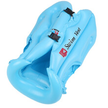Kids Inflatable Swimming Vest Buoyancy Aid Blue Large for 8-10 Years