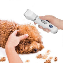 (white) 4-in-1 Multi-functional Electric Dog Clippers For Grooming Cordless Dog Shaver Clippers Trimmers Low Noise Pet Grooming Tools
