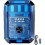 (blue) Mini Transparent Body Dual Head Magnetic Electric Shaver 1