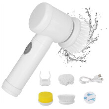 Multi Functional Electric Cleaning Brush Household Brush Steel Wire Kitchen and Bathroom Brush Bowl Brush Shoe Brush Automatic Handheld Charging Devic