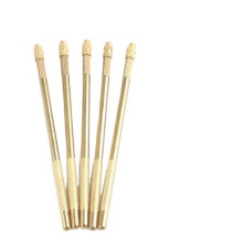 Threaders Copper Brass Holder with 3 Ventilating Needles for Lace Wigs Toupee Knotting Crochet Hook Tools