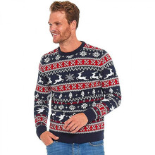 (5XL,Navy blue)Women's Christmas Sweaters Christmas Sweater For Family Unisex Christmas Sweater Christmas Sweater F