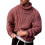 (S,Style 2)sweater Men Solid Color Sweater Turtleneck Sweater 1