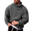 (S,Style 2)sweater Men Solid Color Sweater Turtleneck Sweater 1