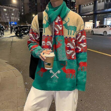 (XL)Sweater Men Sweater Warm Graphic Sweater Men Clothing 2022 New Top Hot Sweaters