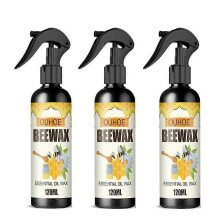 3Pcs 120ml Beeswax Spray Home Furniture Care Wooden Floor Cabinets Table Polish
