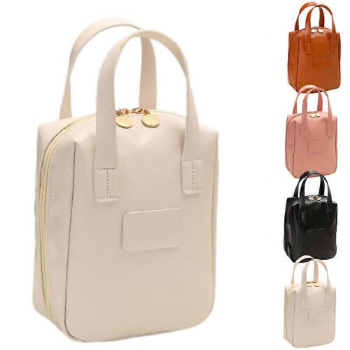 (white) Eretinputc Premium Makeup Bag, 2024 New Premium Makeup Bag