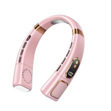 (pink) Hanging Neck Fan Cooling Air Cooler Little Electric Air Conditioner