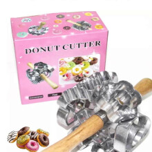 (Flower) Donut Mold, Donut Cutters, Donut Molds for Baking,6-Cavity Stainless Steel Mold