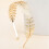 Κορδέλα Κεφαλής Θεάς για Νυφικά, Κεφαλόδεσμος σε Στυλ Ελληνίδας Θεάς με Φύλλο και 5