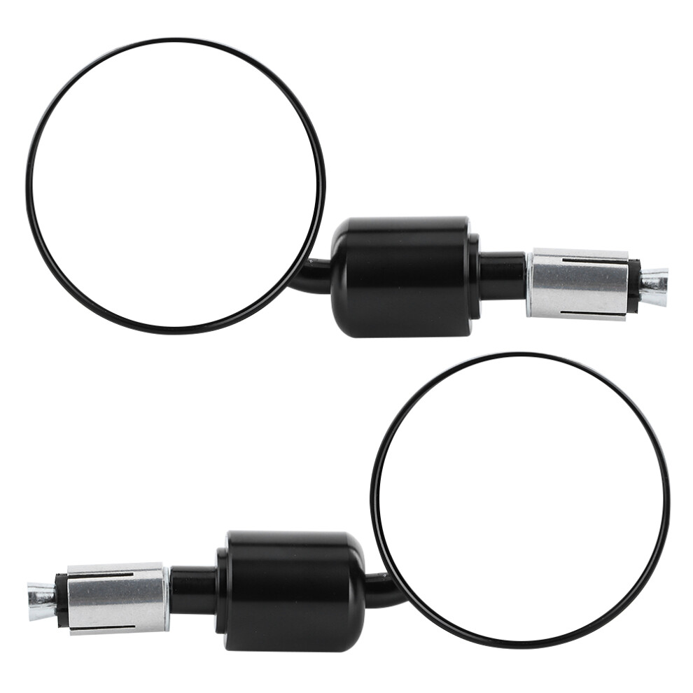 Rearview Mirrors For Motorcycle Handlebars, Wide View Angle Aluminum Alloy Rearview Mirrors With Convex Glass Mirror For Enhanced Visibility And 9358999871981