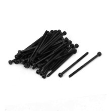 Hex Socket Head Cap Screw, Socket Cap Head Fastener for Confined Spaces, M3 x 40mm Black Oxide Plated Alloy Steel Screws, High Strength Wear