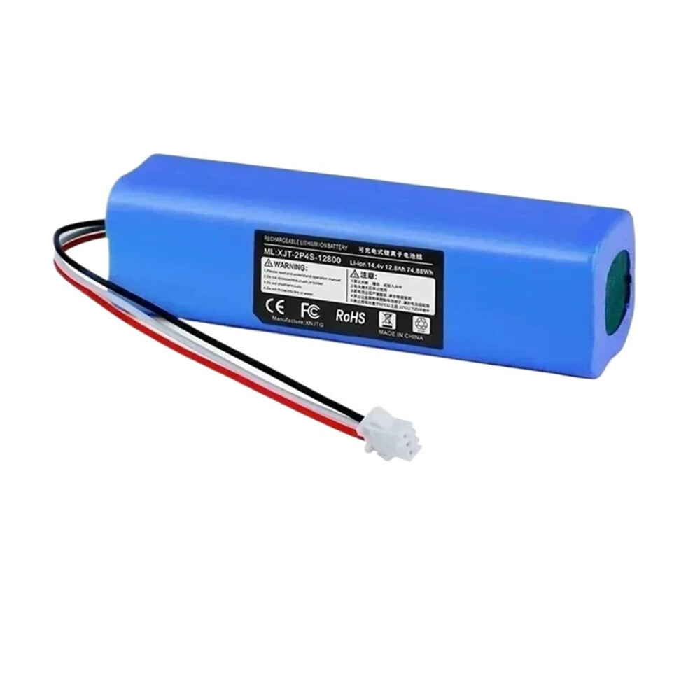Battery Pack For R1 Robot Vacuum Cleaner, 5200Mah Liion Rechargeable Battery Red/Light 9382693496362