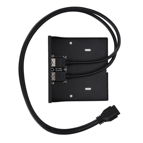 Πρόσοψη USB3.0HUB, Διπλή θύρα πρόσοψης, κόμβος γρήγορης φόρτισης υψηλής ταχύτητας με 1