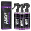 3Pcs 100ML 3 In 1 High Protection Quick Car Coat Ceramic Coating Spray Hydrophobic 1