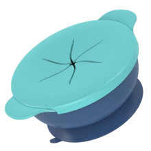 Silicone Baby Feeding Bowl Set For Infants Divided Plate Portion Control Unbreakable Dishwasher Safe For Toddlers