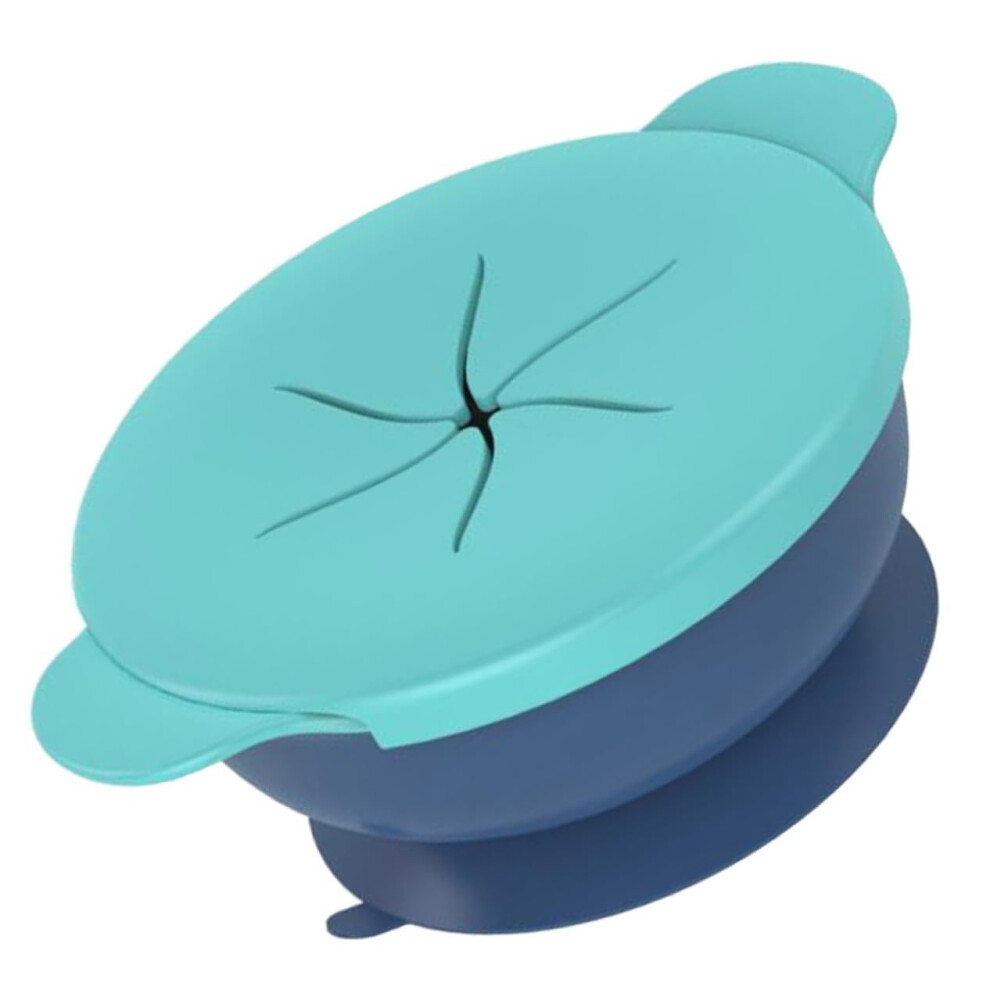 Silicone Baby Feeding Bowl Set For Infants Divided Plate Portion Control Unbreakable Dishwasher Safe For Toddlers