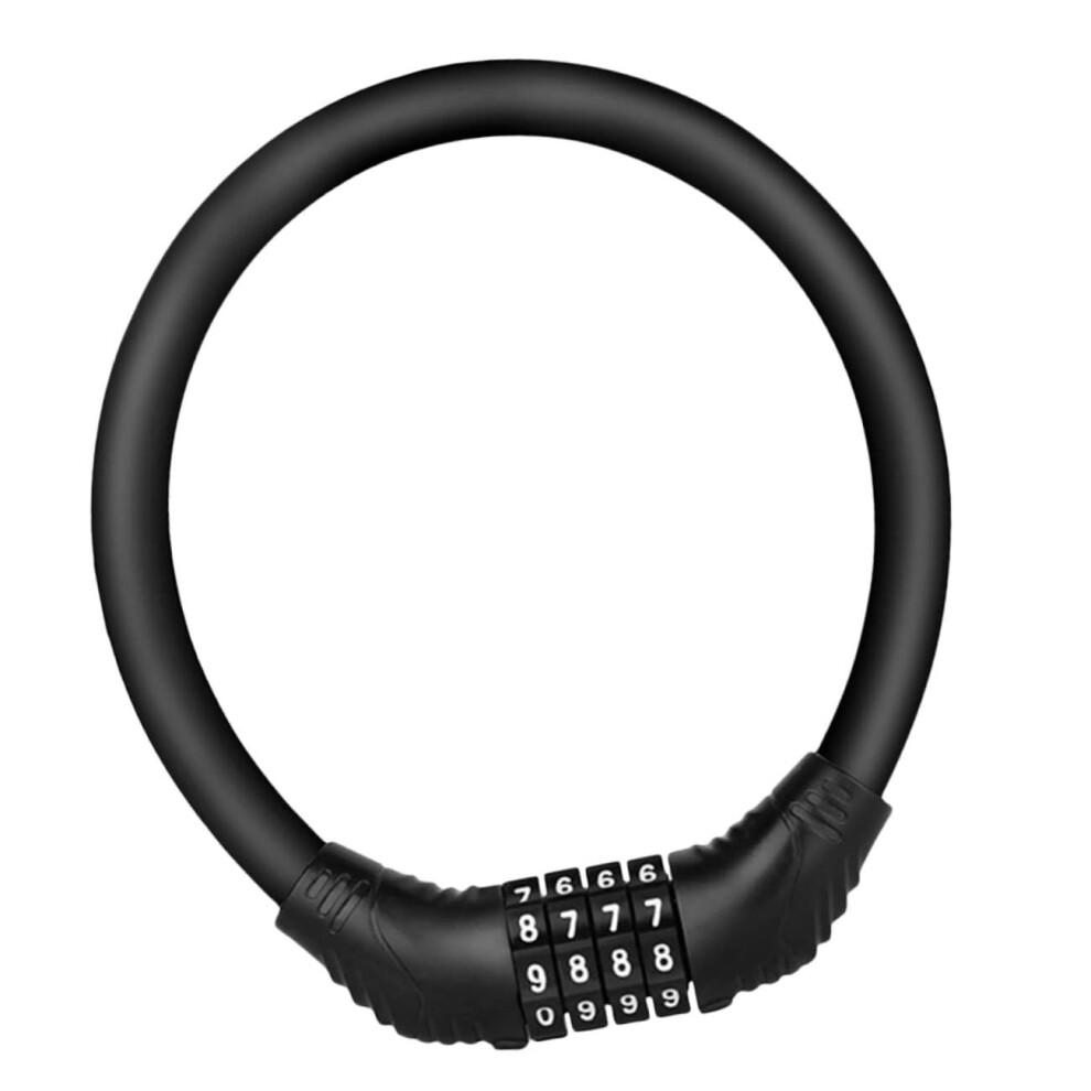 Portable Lightweight Password Padlock For Cycling Security - Coded Lock For Easy Carrying And Durability Black 9347817757071